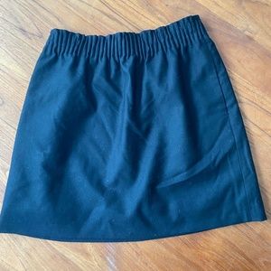 Black J.Crew Elastic Waist Skirt